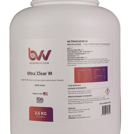 Ultra Clear M - Granular High Performance Bentonite for Bleaching & Decolorizing Edible Oils Shop All Categories BVV 