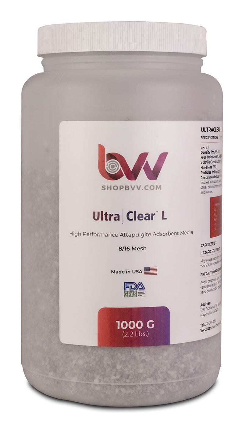 Ultra Clear L - Granular High Performance Bentonite for Bleaching & Decolorizing Edible Oils Shop All Categories BVV 1000 Gram 
