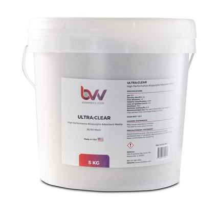 Ultra Clear - Granular High Performance Bentonite for Bleaching & Decolorizing Edible Oils *Compare to CRX™ New Products BVV 5kg 