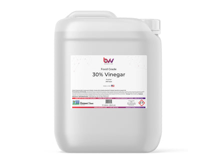 30% Food Grade Distilled White Vinegar - Non GMO
