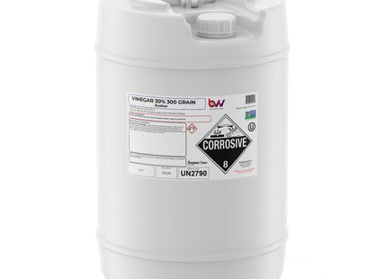 30% Food Grade Distilled White Vinegar - Non GMO