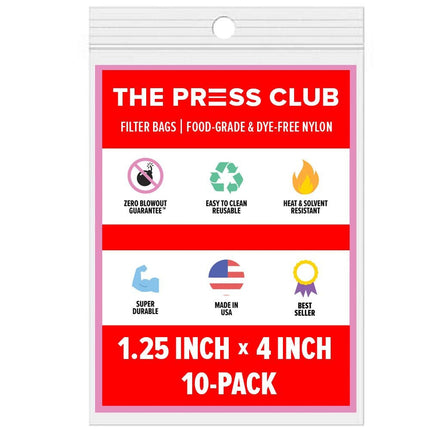 The Press Club 1.25" x 4" ROSIN BAGS Shop All Categories BVV 