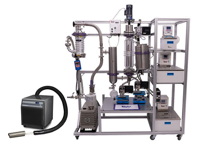 4" Hybrid Wiped Film Evaporator (WFE) Distillation Turn Key System - USA MADE