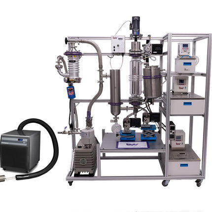 4" Hybrid Wiped Film Evaporator (WFE) Distillation Turn Key System - USA MADE