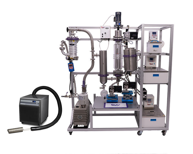 4" Hybrid Wiped Film Evaporator (WFE) Distillation Turn Key System - USA MADE