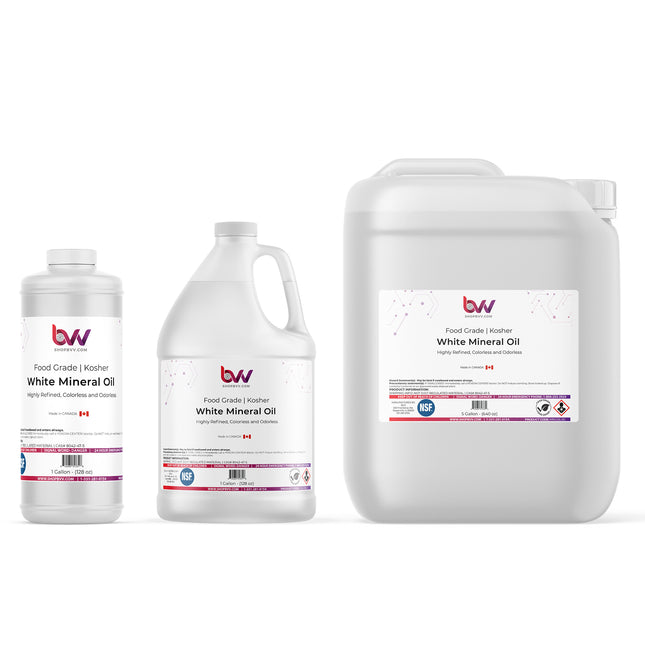 White Mineral Oil - USP, Food Grade, NSF, Kosher
