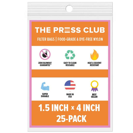 The Press Club 1.5" x 4" ROSIN BAGS Shop All Categories BVV 