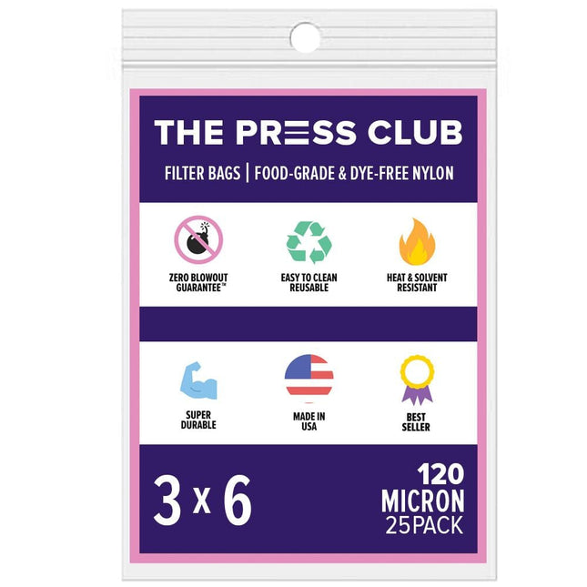 The Press Club 3" x 6" ROSIN BAGS Shop All Categories BVV 120 