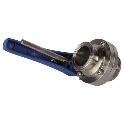 Butterfly Valve | Tri Clamp 1.5 in. Trigger Handle - SS304 / Silicone