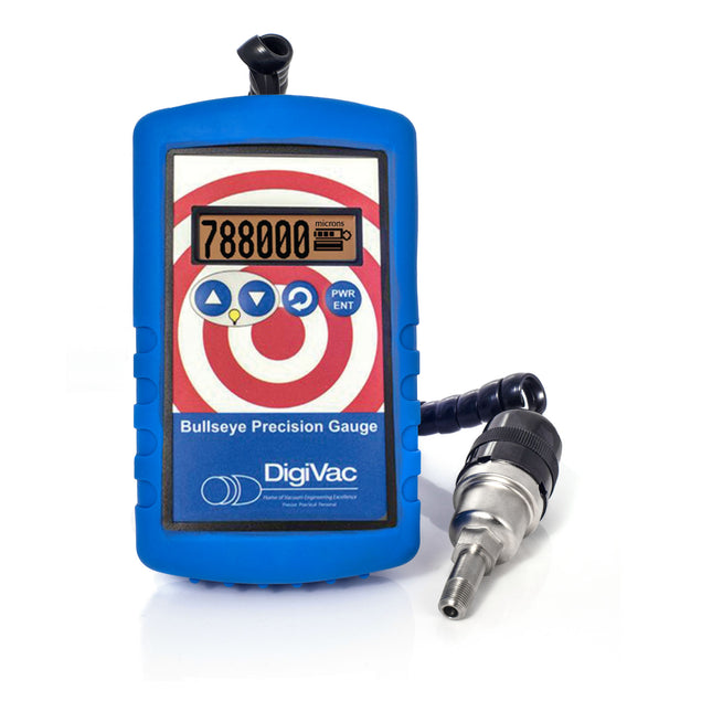 Bullseye Precision Gauge | Portable Vacuum Gauge | .001 to 2 Torr Accuracy