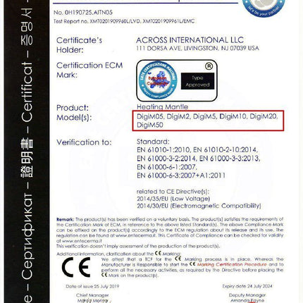 Ai DigiM 20L 300C 1200 RPM Heating & Stirring Mantle - 220V