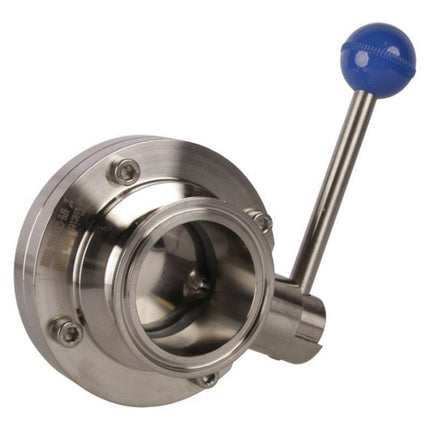 Butterfly Valve | Tri Clamp 2 in. Pull Handle - SS304 / Silicone