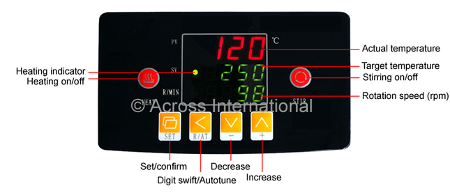Ai DigiM 5L 300C 1200 RPM PID Controlled Digital Heating Mantle