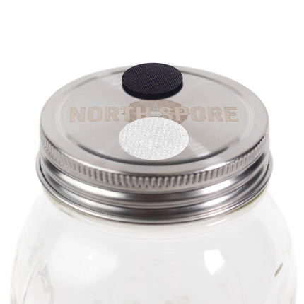 6 pc. 'Regular Mouth' Culture Jar Lid with Port & Filter