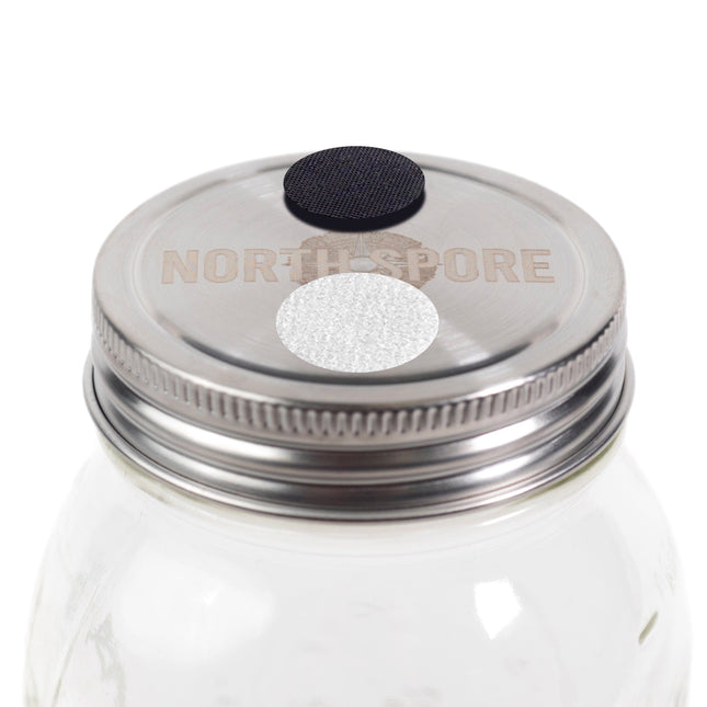 6 pc. 'Regular Mouth' Culture Jar Lid with Port & Filter
