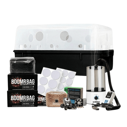 Automated 'Boomr Bin' Dung-Loving Monotub Mushroom Grow Kit