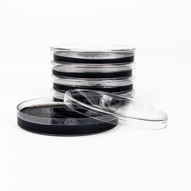 Black Biochar Pre-Poured Sterile Agar Plates