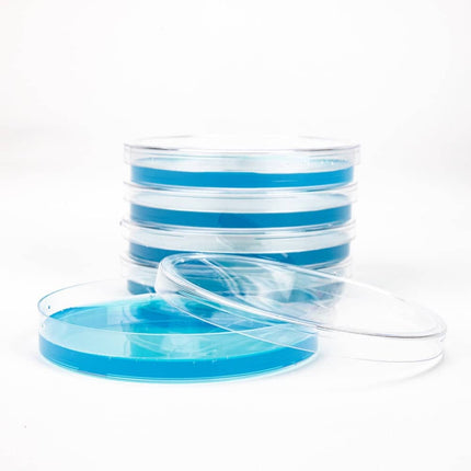 Blue Antibiotic Pre-Poured Sterile Agar Plates