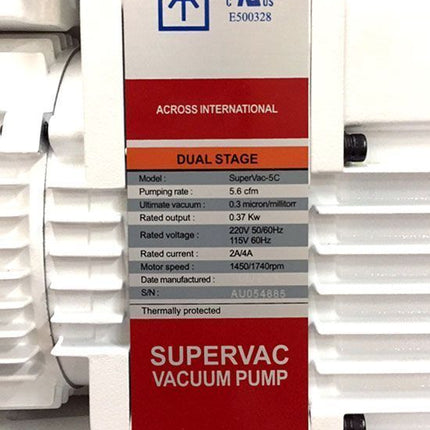 Ai SuperVac 5.6 Cfm Corrosion-Resist 2-Stage Pump