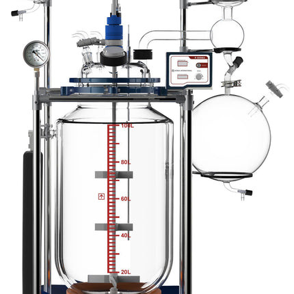 Glass Reactor Ai 100L Single Or Dual Jacketed
