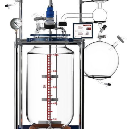 Glass Reactor Ai 100L Non-Jacketed With 200°C Heating Jacket