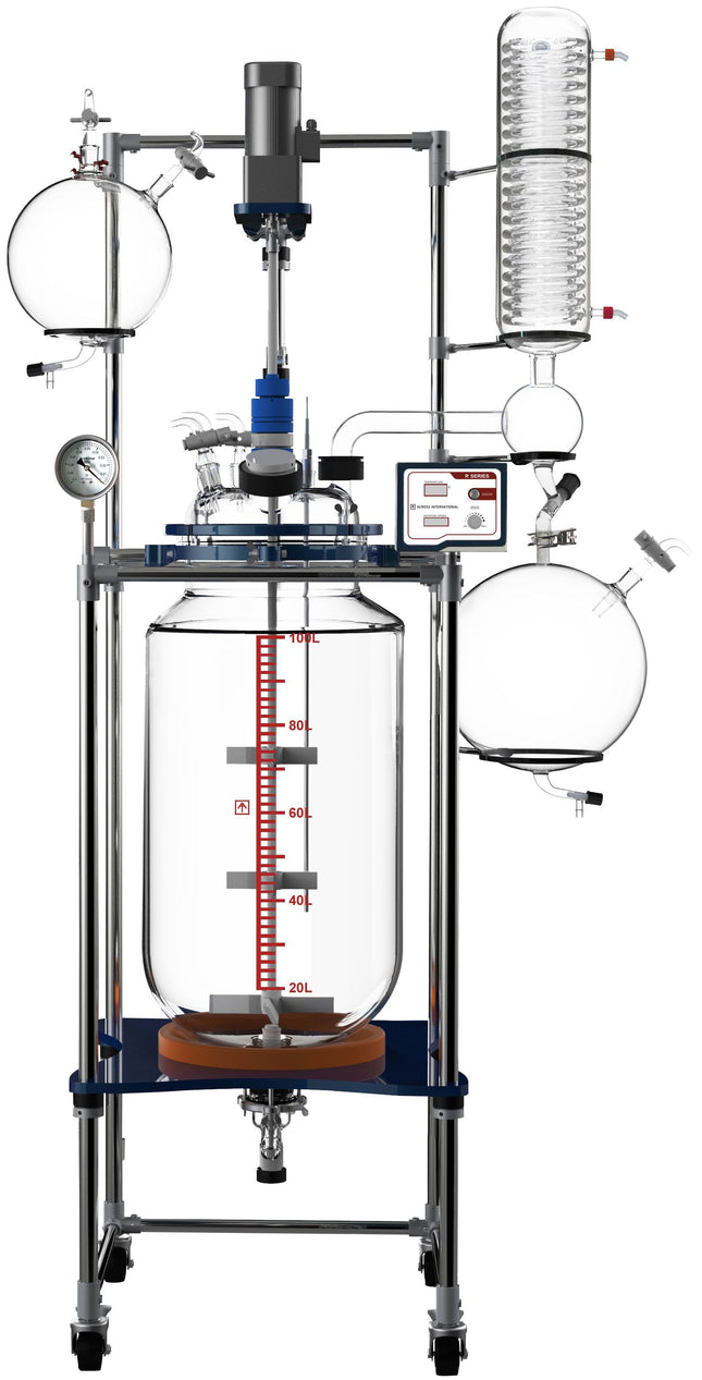 Glass Reactor Ai 100L Non-Jacketed With 200°C Heating Jacket