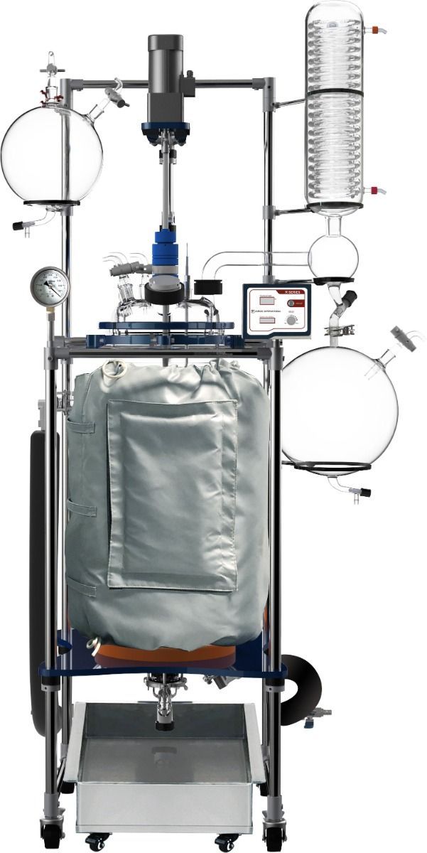 Glass Reactor Ai 100L Single Or Dual Jacketed