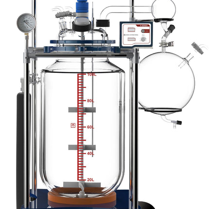 Glass Reactor Ai 100L Single Jacketed Filter