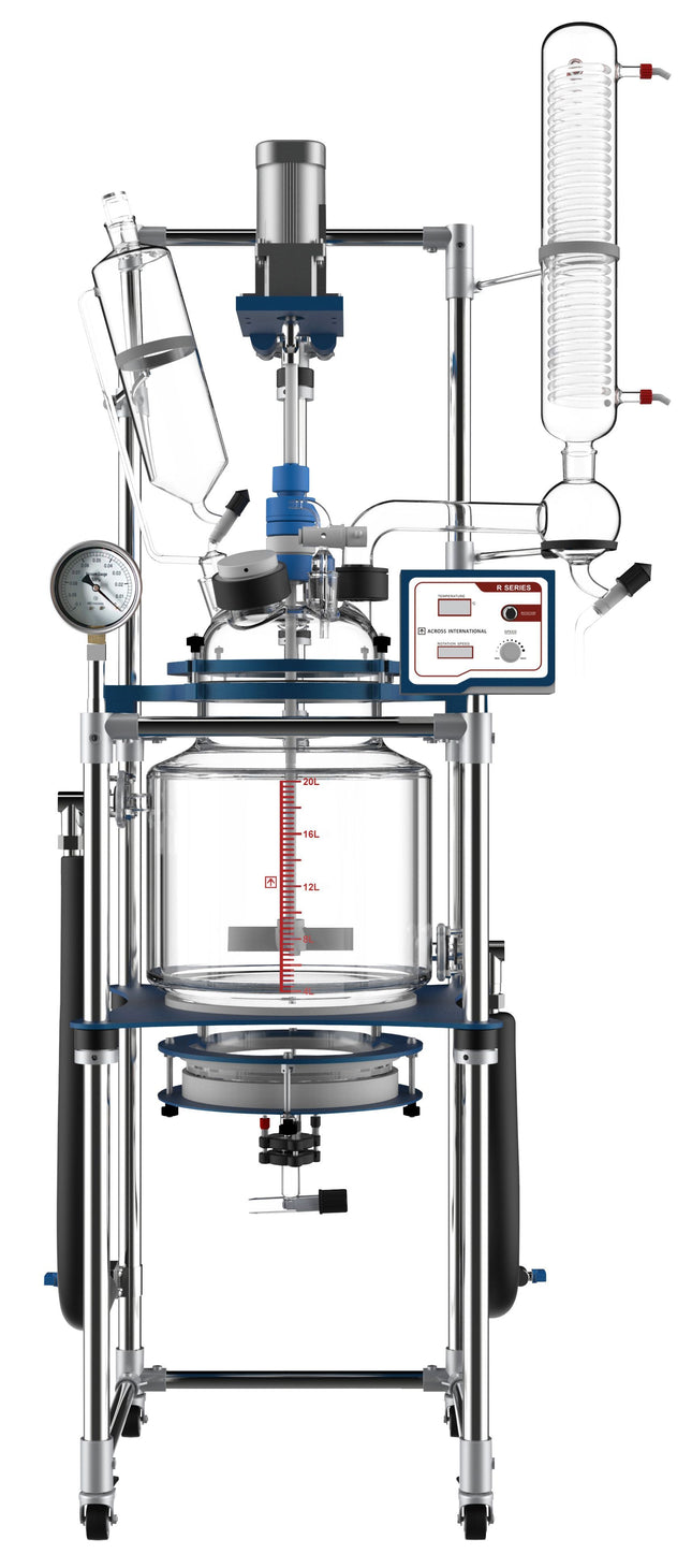 Glass Reactor Ai 20L Single Or Dual Jacketed Filter