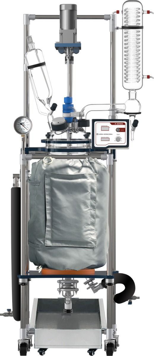 Glass Reactor Ai 50L Single Or Dual Jacketed Systems