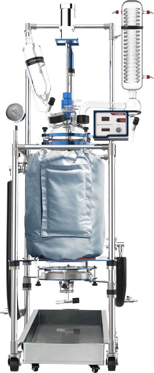 Glass Reactor Ai 50L Single Or Dual Jacketed Filter