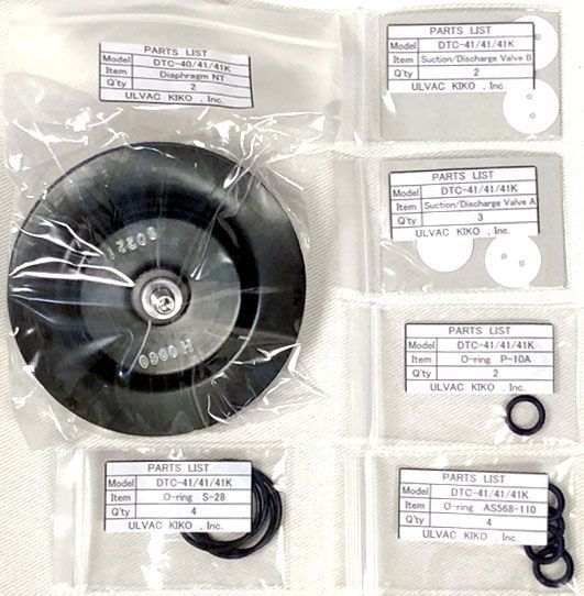 Dual Diaphragm Rebuild Kit For ULVAC DTC-41 1.6 Cfm Pumps