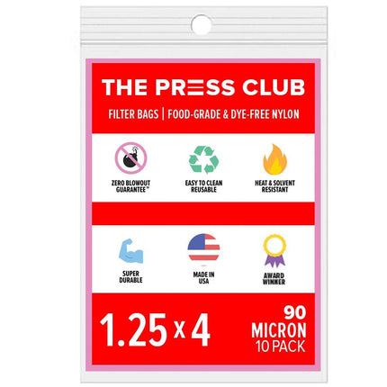 The Press Club 1.25" x 4" ROSIN BAGS Shop All Categories BVV 