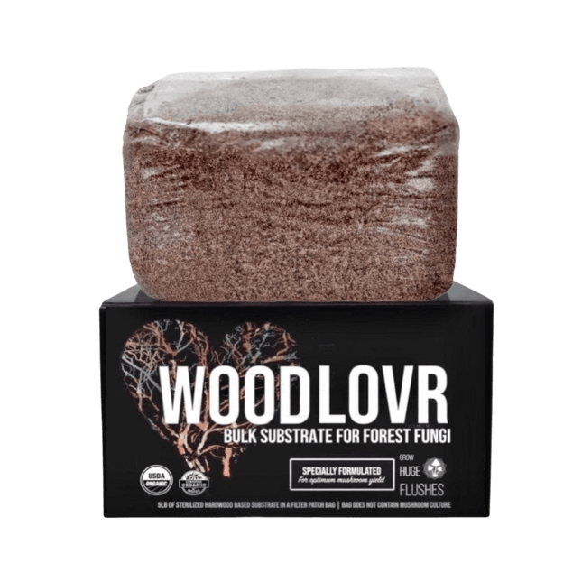 ‘Wood Lovr’ Organic Hardwood-Based Sterile Mushroom Substrate