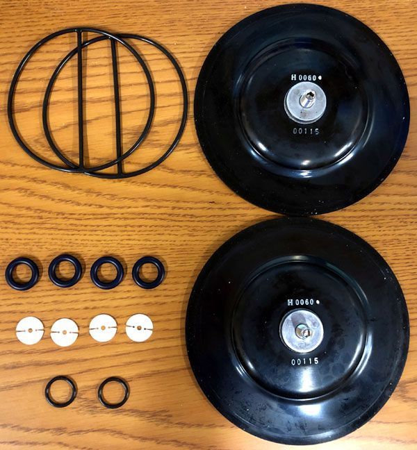 Dual Diaphragm Rebuild Kit For ULVAC UDP 6 Cfm Pumps