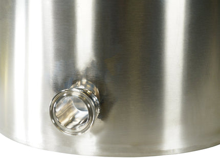 Fully Jacketed Base with 1.5" Tri-Clamp Drain Port