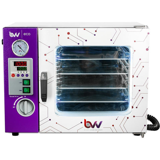 0.9CF ECO Vacuum Oven - 4 Wall Heating, LED display, LED's  - 4 Shelves Standard