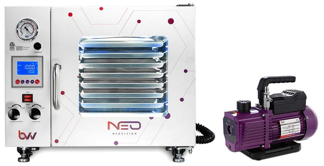 0.9CF BVV™ Neocision Lab Certified Vacuum Oven + V4D 4CFM 2 Stage Pump Kit