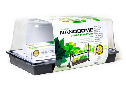 SunBlaster T5HO Mini Greenhouse Kit with Strip Light Stand
