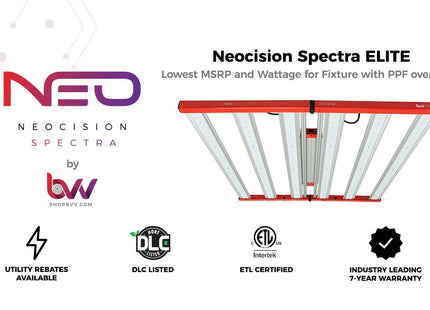 Neocision Spectra Elite LED Grow Light - DLC Listed