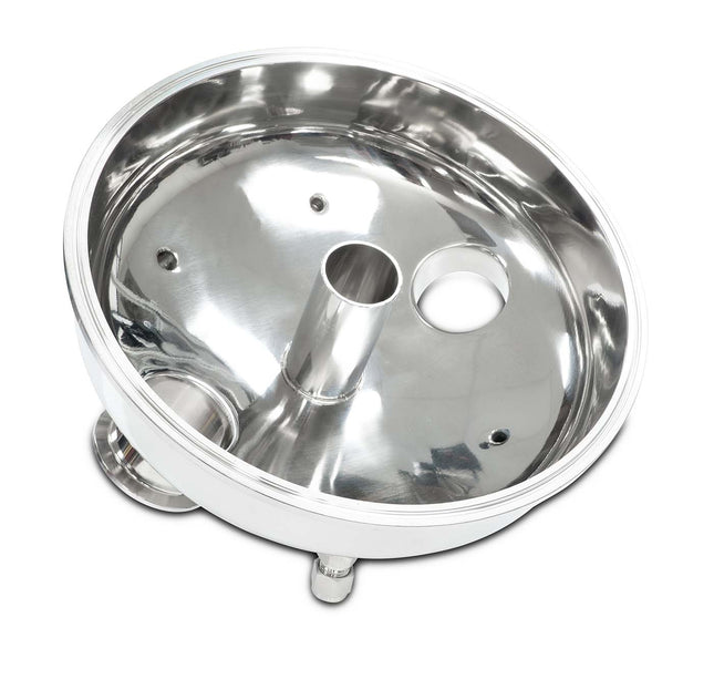 BVV Compression 10" Tri-Clamp x (2) 2" Tri-Clamp x (1) 1.5" TriClamp x (2) 3/8" Compression x 1/4" Compression x 1/2" Compression Hemispherical Lid