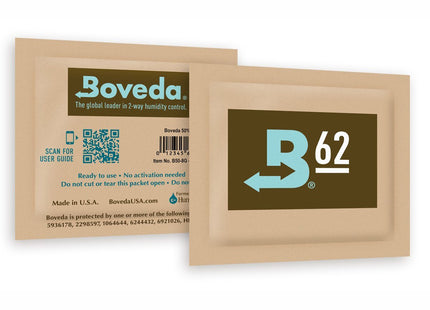 Boveda 62% RH, 8 grams, case of 300