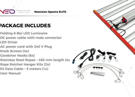 Neocision Spectra Elite LED Grow Light - DLC Listed