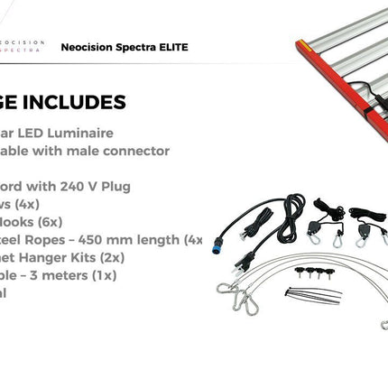 Neocision Spectra Elite LED Grow Light - DLC Listed