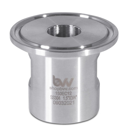 1.5" Tri-Clamp x 3/4" FNPT Endcap