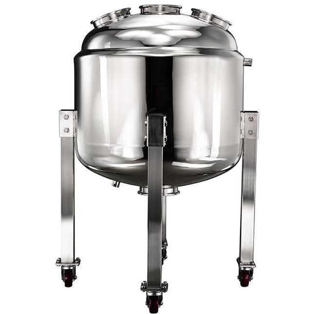 150L 304SS Jacketed Collection and Storage Vessel with Locking Casters