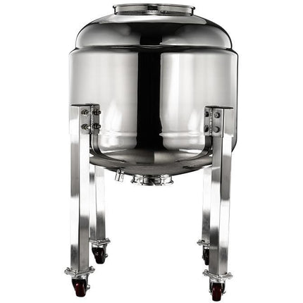 150L 304SS Jacketed Collection and Storage Vessel with 12" Tri-Clamp Port and Locking Casters Shop All Categories BVV 