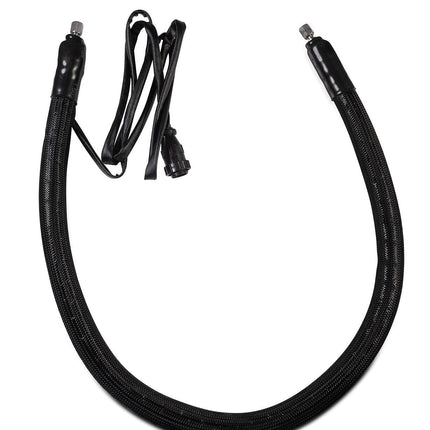 Series 170 Heated Hose, 4FT, #4 with JIC SS Fittings, 120 Volt, Low-temp, RTD, Braided Covering, 6FT lead with connector Shop All Categories Best Value Vacs Without Heater 