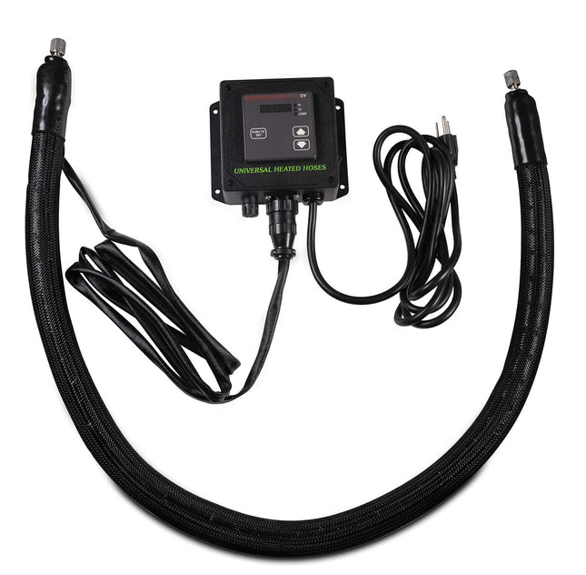 High Pressure Heated Stainless Steel Hose, 4FT JIC Fittings, up to 450°F