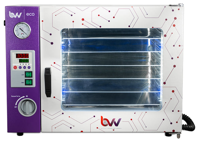 REFURBISHED -- 1.9CF ECO Vacuum Oven - 4 Wall Heating, LED display, LED's  - 6 Shelves Standard